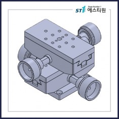 정밀 수동 도브테일 XY스테이지 40x90 [SDXY-90W]