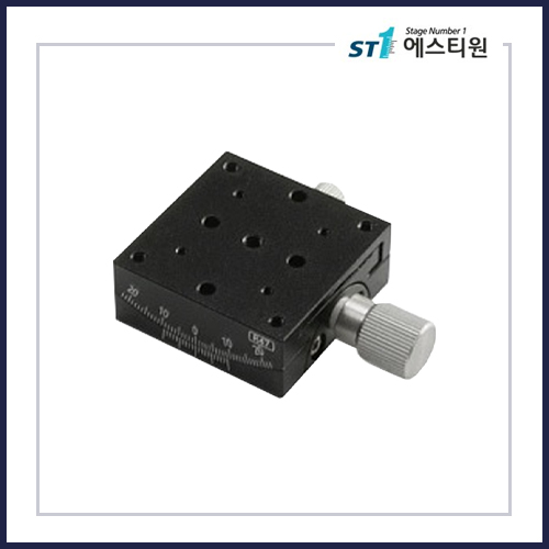 정밀 수동 틸트 고니어 X스테이지 40x40 [STX-40-35]