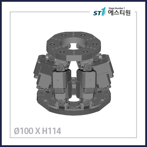 헥사포드 모터라이즈 스테이지 (hexapod Stage)-SHXM100