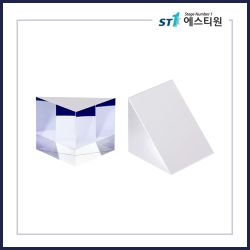 정밀 직각 프리즘 · 가시광선(VIS)용 코팅 02 [SGPH11 / 사선면 거울형]