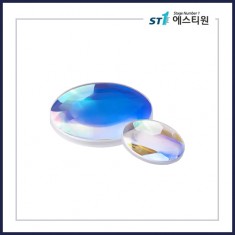 광학 유리 • 양면 볼록 렌즈 • 단파 적외선 SWIR 코팅 - [SGLH12 / 직경 2~100mm / 파장 1000-1650nm]