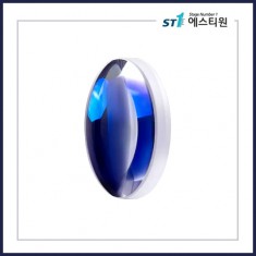 석영 • 양면 볼록 렌즈 • 근적외선 NIR 코팅 - [SGLH12 / 직경 25.4mm / 파장 650~1100nm]
